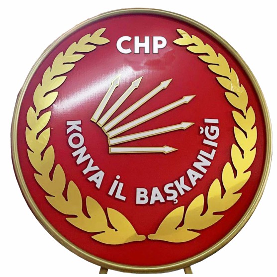 Chp Konya İl Başkanlığı Metal Çelenk