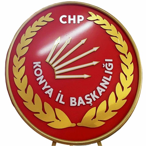 Chp Konya İl Başkanlığı Metal Çelenk